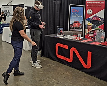 Virtual reality railroad 